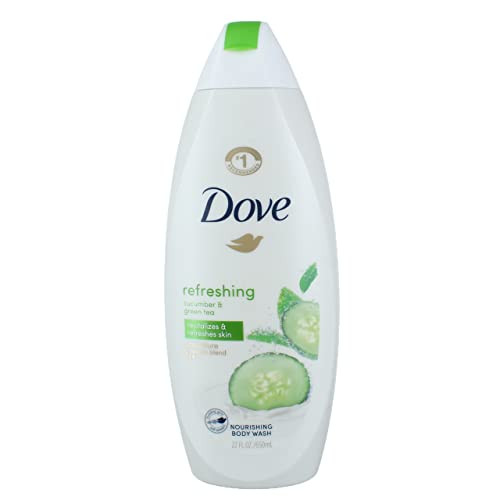 Dove go fresh Refreshing Body Wash Revitalizes and Refreshes Skin Cucumber and Green Tea Effectively Washes Away Bacteria While Nourishing Your Skin 12 oz