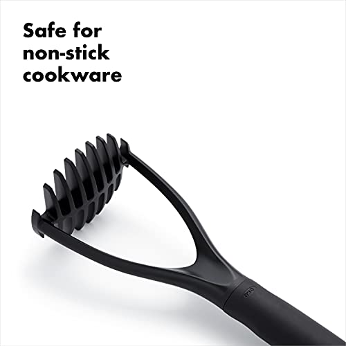 Good Grips Nylon Potato Masher for Non-Stick Cookware,Black,1 EA