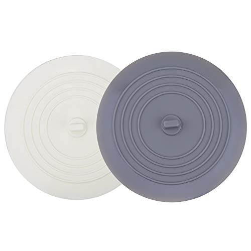 V-TOP Tub Stopper 2 Pack, 6 inches Large Silicone Drain