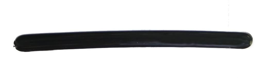 Large Tight Pencil Black Barrette 4