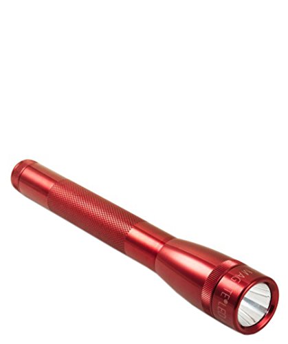 Maglite Mini Incandescent 2-Cell AAA Flashlight, Red