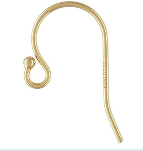 14k Gold Filled Ball End Hook Earwires 10pcs