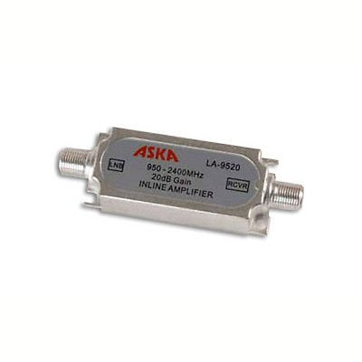 ASKA 20 dB In-Line Amplifier Satellite DBS LNB 2.5 GHz 