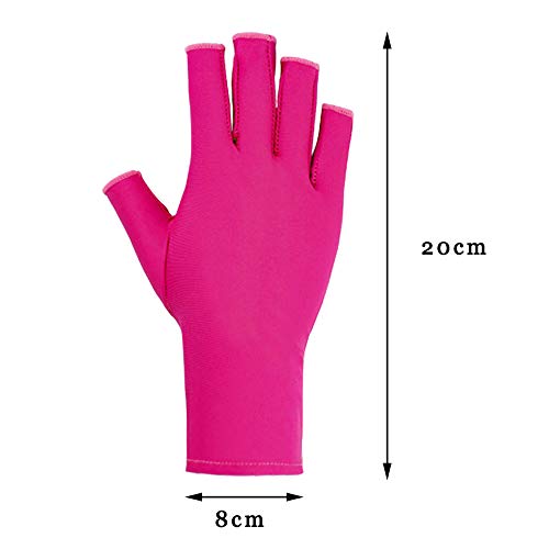 Pimoys Anti UV Gloves for Nail Lamp Light Manicure Glov