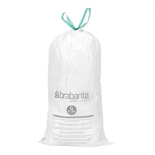 Trash Bags, 6-8 gallon/20-30 liter, Size G