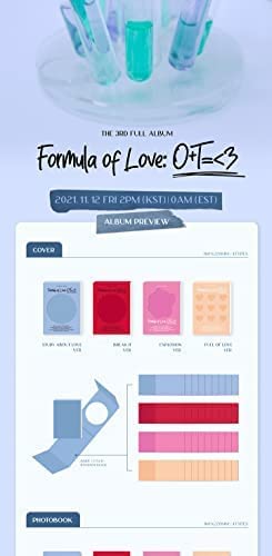 TWICE Formula of Love: O+T=&lt;3 3rd Album Contents+Tracking Sealed (FULL OF LOVE)