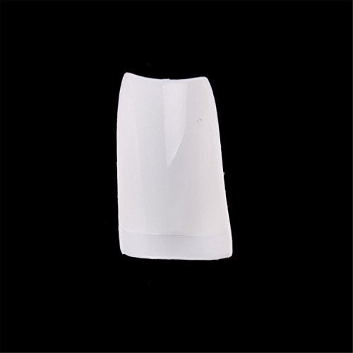 500pcs Lady White French Acrylic Style Artificial False Nails Half Tips