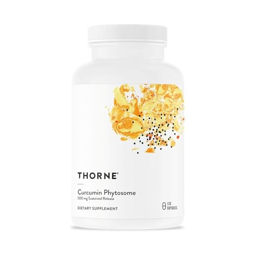 Curcumin Phytosome 500 mg (Meriva) - Sustained Release, Clinically Studied, High Absorption - Supports Healthy Response in Joints and Muscle* - 120 Capsules - 60 Servings