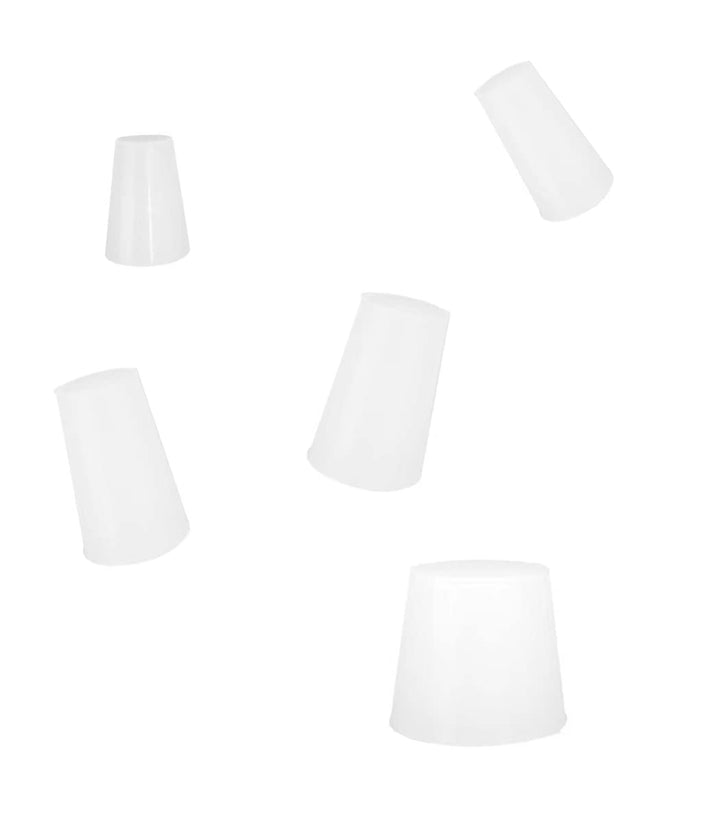 5PCS Different Sizes Belly Button Shaper Belly Button Plug Silicon Plug Post Liposuction, Tummy Tuck, Weight-reducing Surgery and Umbilical Hernia Repair., white