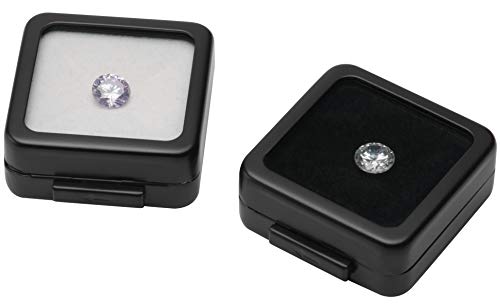 Giftop Glass Top Loose Diamond or Gemstone Display Box 