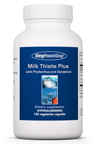 Milk Thistle Plus Supplement - Liver Health Support, Milk Thistle, Dandelion, Detox, Cleanse, Vegetarian Capsules - 120 Count
