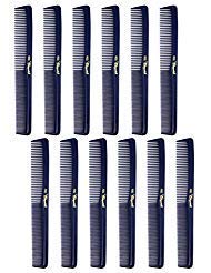 7 inch All Purpose Hair Comb. Hair Cutting Combs. Barberââ‚¬â„¢s &amp; Hairstylist Combs. Dark Blue. 12 Units.