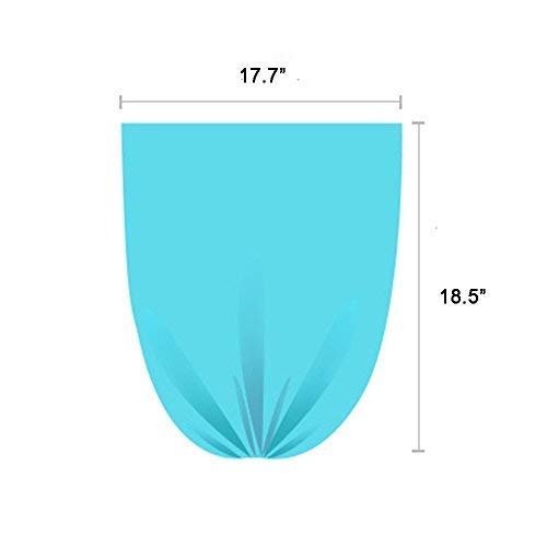 Generic Cy3Lf 2 Gallon Small Trash Bags, Clear, 100 Cou