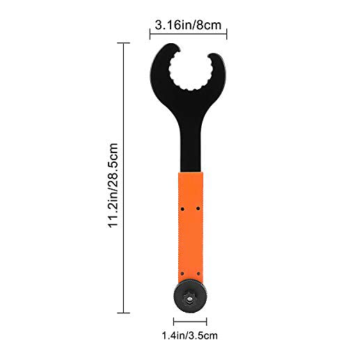 QKURT Bottom Bracket Wrench Compatible with Hollowtech 