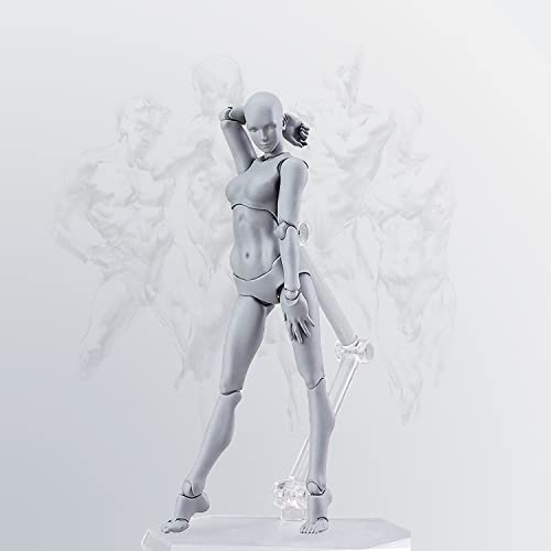 Artists Manikin Art Mannequin Figures Supplies Drawing Tools,Small Drawing Figure Model for Sketching, Painting, Artists Male+Female Set