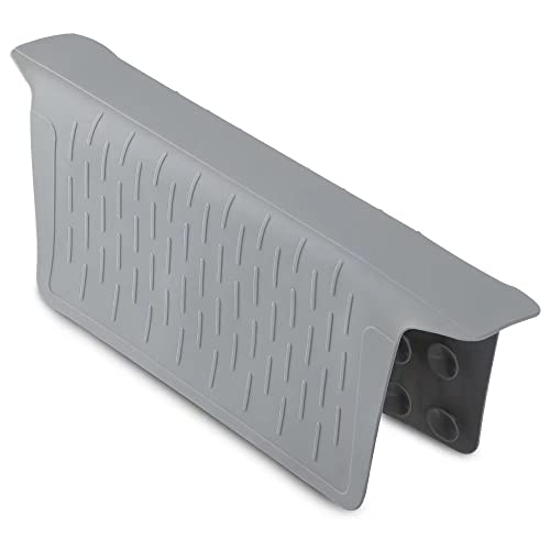 Sink Saddle Ultra Thin Silicone Sink Divider Mat Weak Suction Kitchen Sink Protector Super Soft Sink Mat No Odor 12.8&#39;&#39; x 11&#39;&#39;