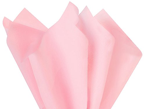 Light Pink Tissue Paper 15 inches x 20 inches 100 Sheet