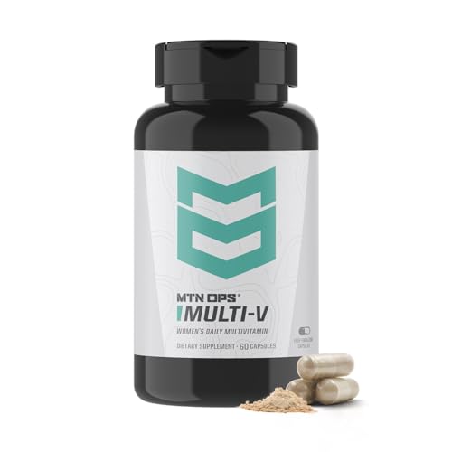 Multi-V Womens Multivitamin Vegetarian Capsules, Essential Daily Vitamin Complex, 60 Capsules, 30 Day Supply