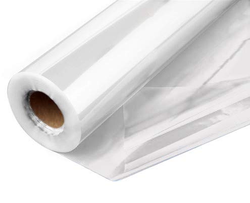 Purple Q Crafts Clear Cellophane Wrap Roll 16 Inches Wi