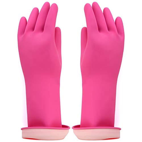 OkidsMall Kids Rubber Gloves Cleaning Dishwashing Garde