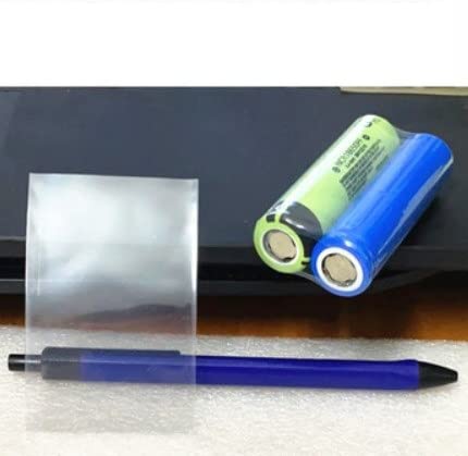 AAA Battery Wrap Flattening Width: 15mm,Length: 4m,Flat PVC Heat Shrink Tubing Tube Clear