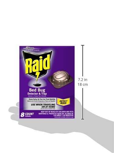 Raid Bed Bug Detector &amp; Trap, 8 ct