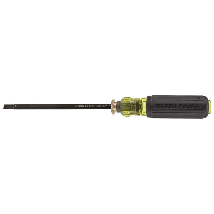 32751 Screwdriver with Adjustable Length 4 to 8-Inch, Made in USA, #2 Phillips Tip and 1/4-Inch Slotted Tip