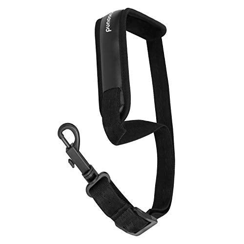 Upgraded Length Tenor Saxophone Neck Strap Soft Sax Leather Strap Padded for Alto and Tenor Saxophone
