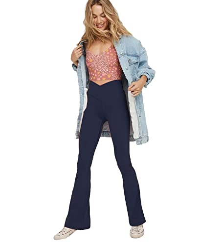 TOPYOGAS Women&#39;s Casual Bootleg Yoga Pants V Cr