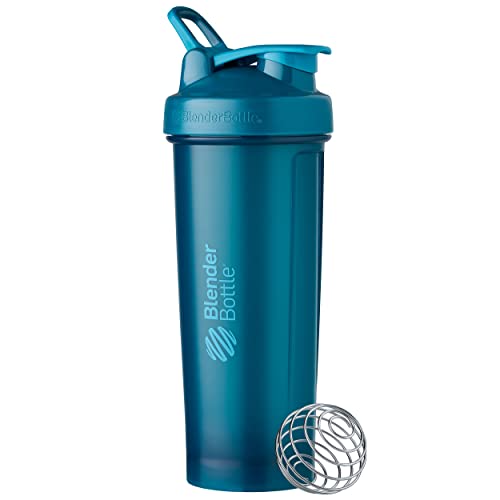 Classic V2 Shaker Bottle Perfect for Protein Shakes and Pre Workout, 32-Ounce, Ocean Blue