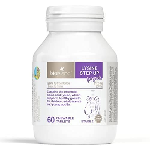 Bio Island Lysine Step Up for Youth 60 Chewable Tablets