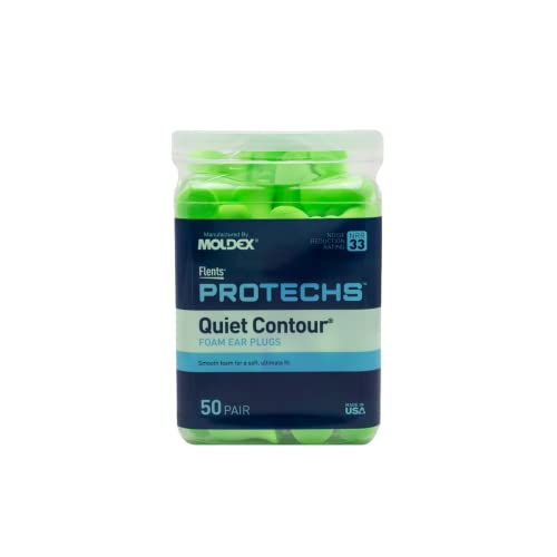 Flents Foam Ear Plugs, 50 Pair for Sleeping, Snoring, L