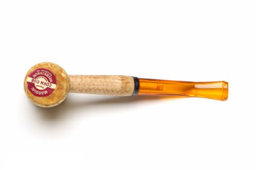- Legend Corn Cob Tobacco Pipe - 5th Avenue, Bent Bit