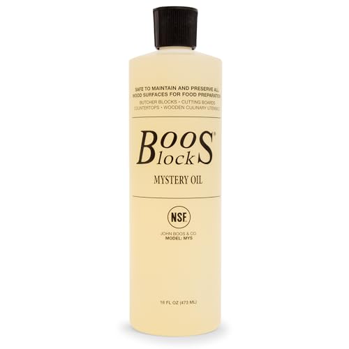 John Boos MYSB Mystery Butcher Block Oil, 16 Ounce Bott