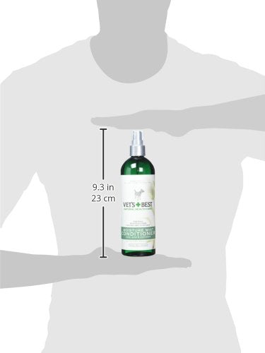 Vet&#39;s Best Moisture Mist Dog Dry Skin Conditioner| Dog Conditioner and Detangler Spray | Relieves Itchy Skin, Refreshes &amp; Soothes | 16 oz