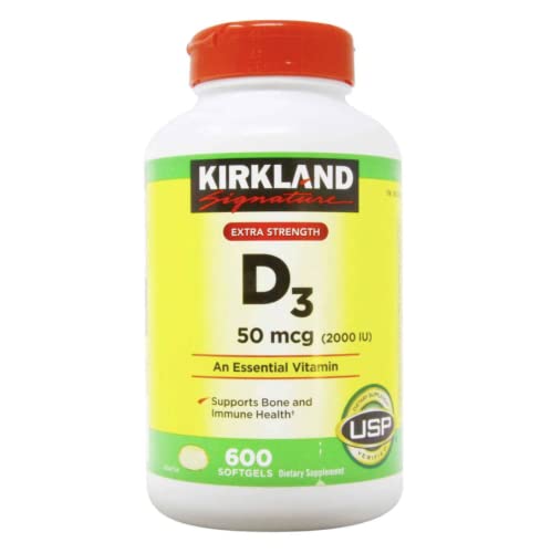 Kirkland Signature Extra Strength Vitamin D3 2000 I.U. 