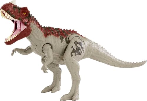 Jurassic World Camp Cretaceous Roar Attack Dinosaur Action Figure, Ceratosaurus Dino Toy with Strike Motion &amp; Sounds