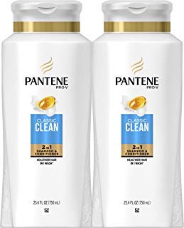 , Shampoo and Conditioner 2 in 1, Pro-V Classic Clean, 25.4 Fl Oz, Pack of 2