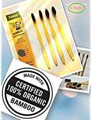 tektrade Tekie 4 Environmental Bamboo Toothbrushes 100%