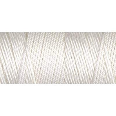 Fine Weight Bead Cord (Tex 135), White - 0.4mm, 100 Yards