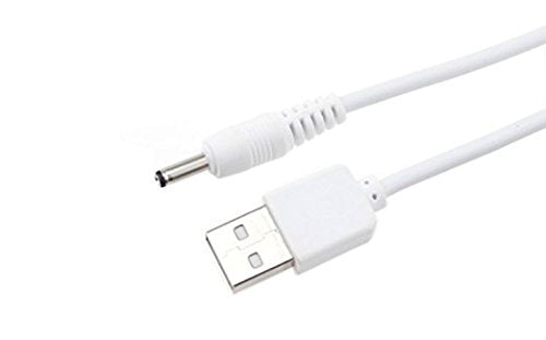 USB Charger Cord(3.3Ft/100cm) Compatible with Foreo Device(Luna 3, Luna 2, Luna Series Facial Cleanser, ISSA Series E-Toothbrush, Iris, Espada, UFO) (White-1PC)