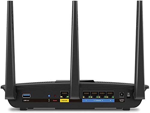 EA7300 Max-Stream: AC1750 Dual-Band Wi-Fi Router, Gigabit Ethernet Ports, 1,500 square-foot Range, 10 Devices, MU-MIMO (Black)