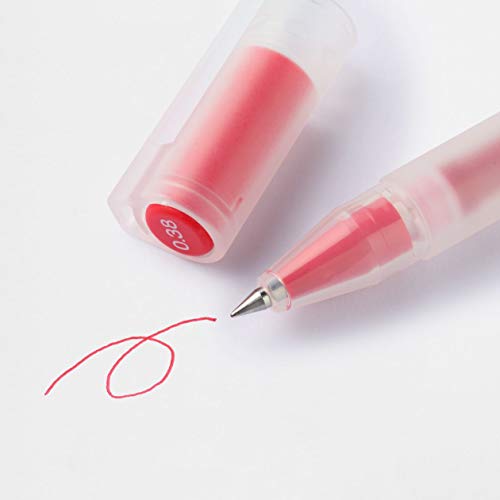 MUJI Gel Ink Ballpoint Pens [0.5mm] 9-colors Pack