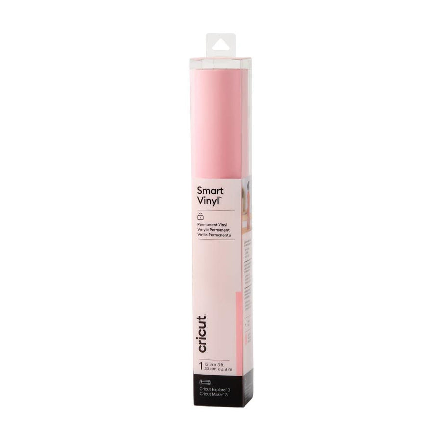Smart Permanent Vinyl (13in x 3ft, Light Pink) for Explore and Maker 3 - Matless cutting for long cuts up to 12ft