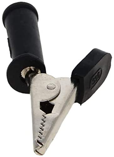 2Pcs 30A Heavy-Duty Insulated Alligator Clips Battery Electrical Test Clips for Car Auto Vehicle Boat Red Black