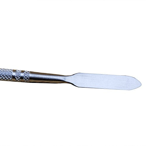 Size1: Pro Stainless Steel Cosmetic Makeup Spatula & Stirring Rod Tool