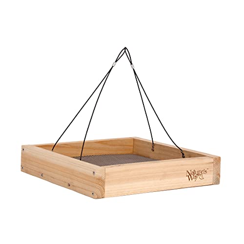 Bird Products CWF3 Cedar Platform Tray Bird Feeder 12 x 12
