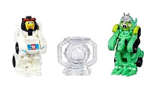 , Angry Birds Transformers Telepods Autobird Jazz Bird vs. Deceptihog Brawl Pig Figure 2-Pack [Deceptihogs Revenge]