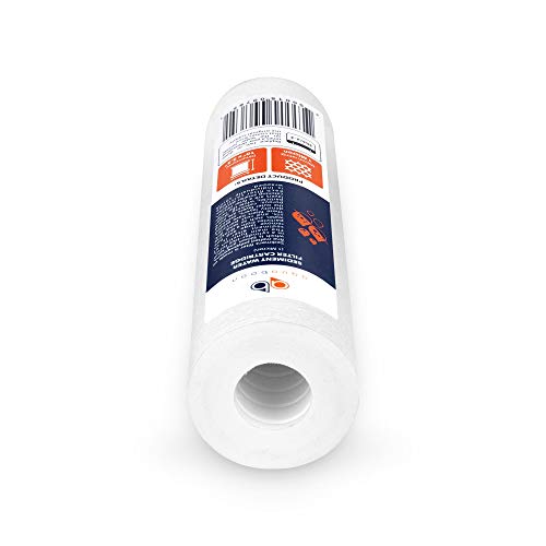 10” x 2.5” Whole House and Reverse Osmosis Sediment 1 Micron Water Filter Cartridge | COMPATIBLE WITH: Culligan P1, Pentek P1, PD-1-934, P5, AP110, WFPFC5002, CFS110, RS14, WHKF-GD05 (4-PACK)