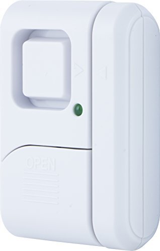 General Electric 56789 Personal Security Window and Door Alarm, 1 Pack, White